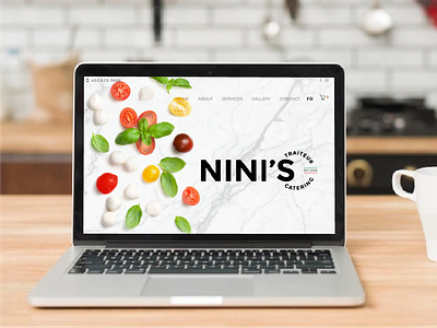 Nini's Catering | Branding - Website brand design branding catering food graphic design italian logo design website design