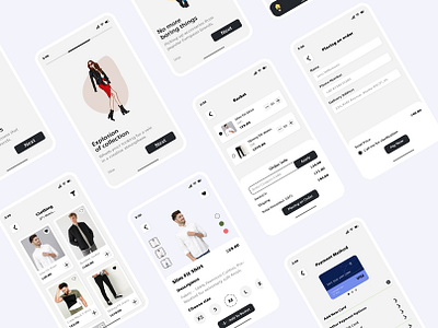 E-Commerce App Ui Kit admin app branding design e commerce app ui kit icon illustration new app ui new design new ui new ui app new ux online shopping app photoshop typography ui uiux ux