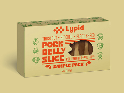 Lypid Package Design bacon graphic design icon design logo design natural foods package design