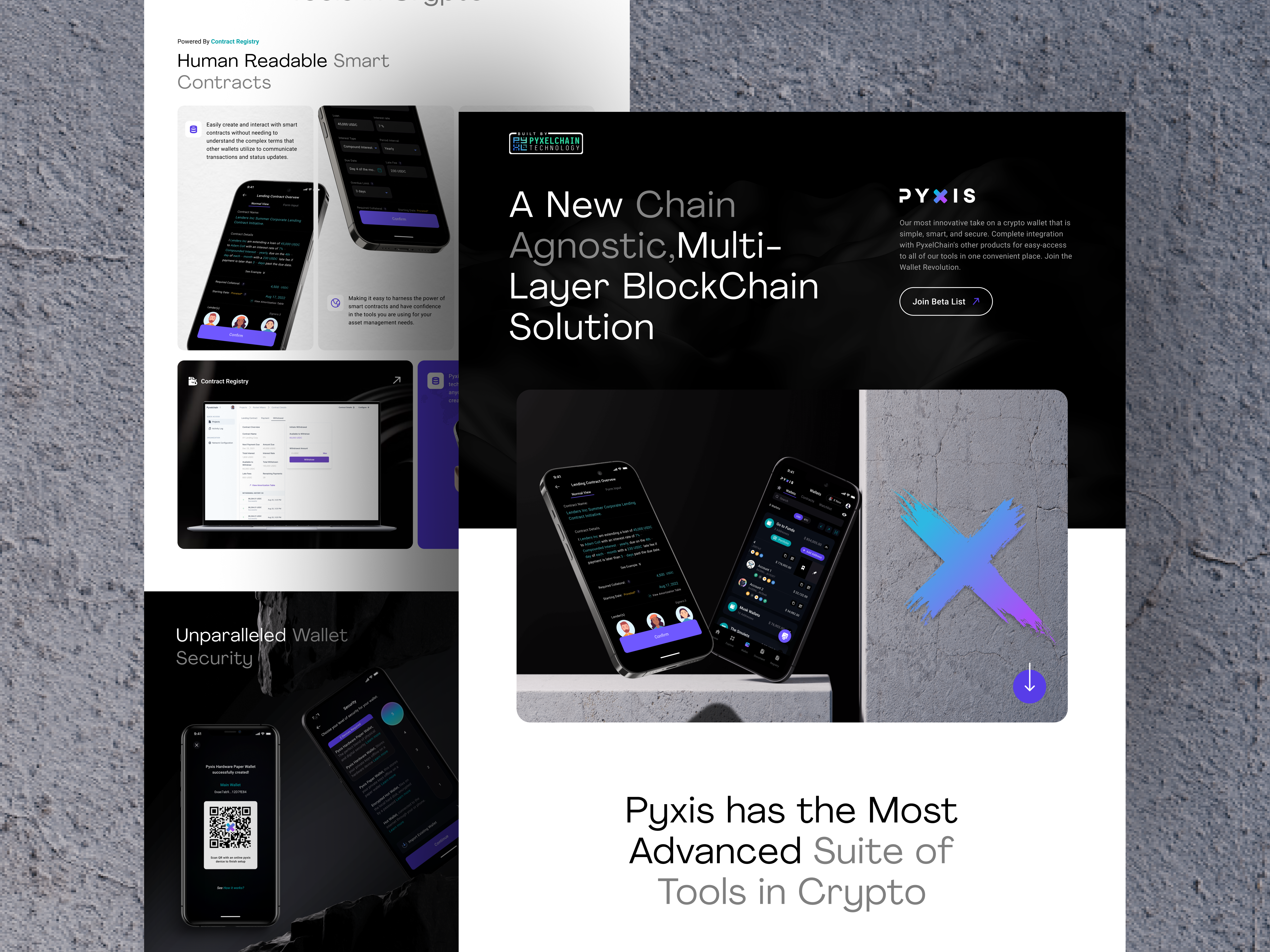 Landing Page animation app blockchain crypto design graphic design motion graphics ui ux ux design wallet website