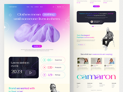 Modern Fashion Dress Selling Website best branding colorful dashboard design designer dress ecommerce fashion hire interface modern nice remote top trendy ui ux women work