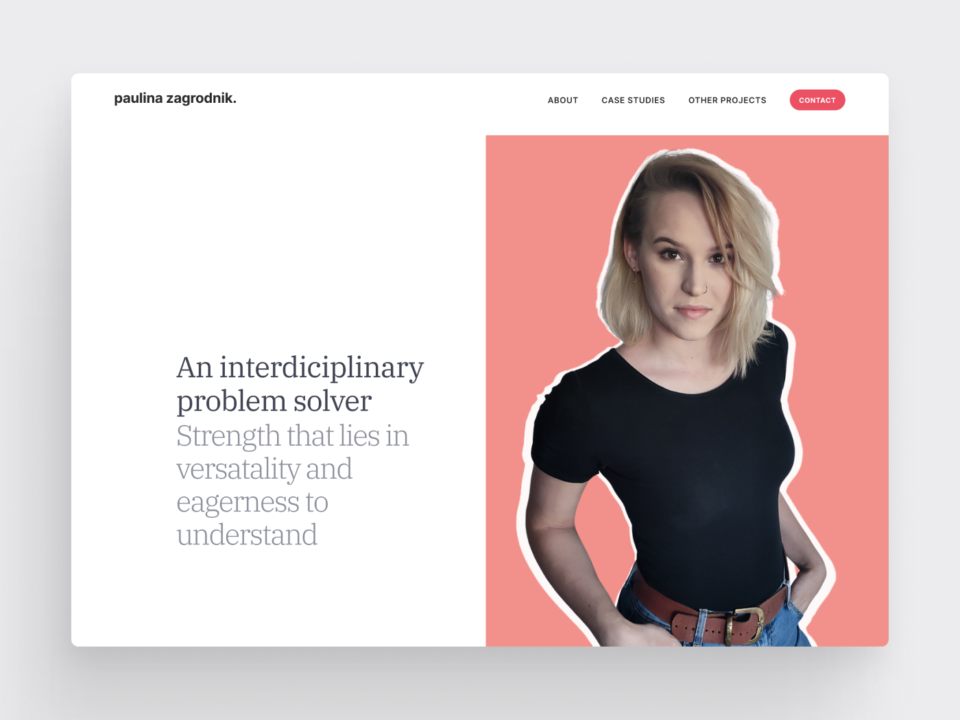 portfolio website concept animation concept figma interaction design motion design motion graphics personal brand portfolio ui ui design user interface web webdesign