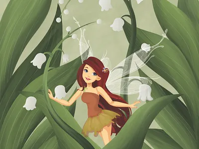 Fairy Garden character design character designing character illustrator creative designing desing graphic design illustration l vector