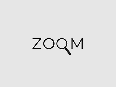 Zoom logo animation branding illustrator logo logo animation minimalist typography zoom