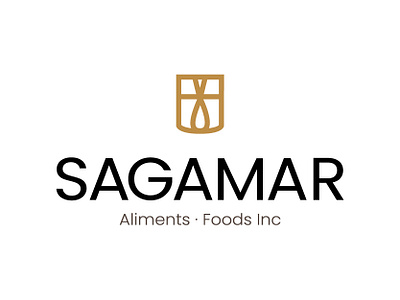 Sagamar Foods | Branding black brand brand design branding corporate design elegant foods gold graphic design italian logo logo design stationary taralli web design website design