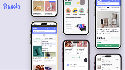 Shop app branding design e commerce logo shop store ui ux web webshop