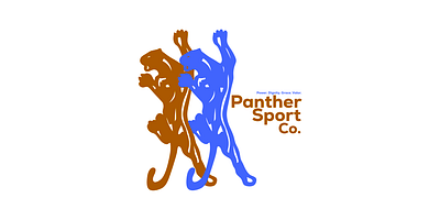 Panther Sport Co. brand concept branding design graphic design illustration logo panther panther logo rebrand sport sport brand sport co sport company sport logo