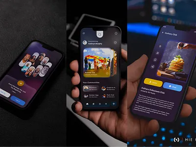 Community Connect: Join, and Chat animation app design figma graphic design mobile product design ui ux ux design