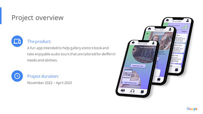 Audio Tour App app design ux