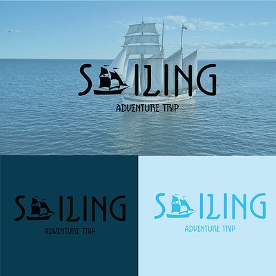 SAILING SHIP LOGO DESIGN branding design graphic design illustration logo logo design logo maker minimal logo ui vector