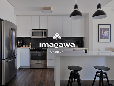 Imagawa Garden - Brand identity brand brand identity condominium house logo logotype tree