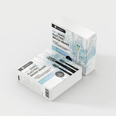 Package design for cleardent 3d branding concept design graphic design package