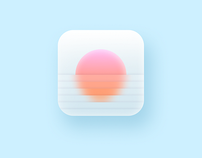 Meditation App Icon branding design logo mobile ui