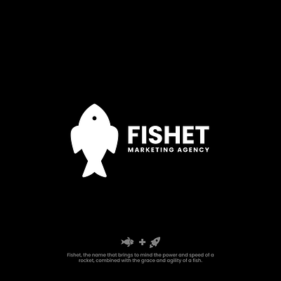Fishet Logo Concept branding graphic design illustration illustrator logo logo design minimal vector