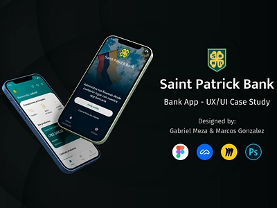 Saint Patrick Bank - UX/UI Case Study android app balance bank bank card banking credit e wallet finance finance management financial fintech ios money money transfer payment transaction wallet