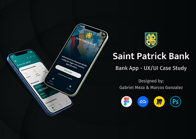 Saint Patrick Bank - UX/UI Case Study android app balance bank bank card banking credit e wallet finance finance management financial fintech ios money money transfer payment transaction wallet