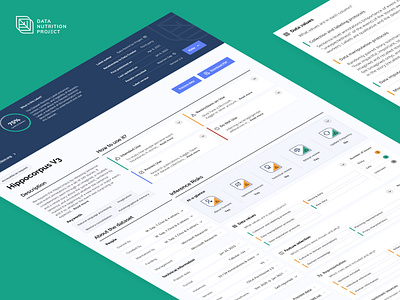 Dataset Nutrition Label ai ai risks artificial intelligence design interface label print ui ux web