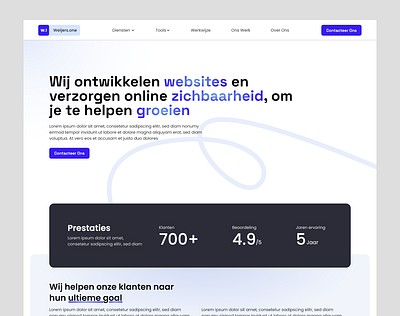 Landing Page | Weijers.one landingpage portfolio studio ui ux