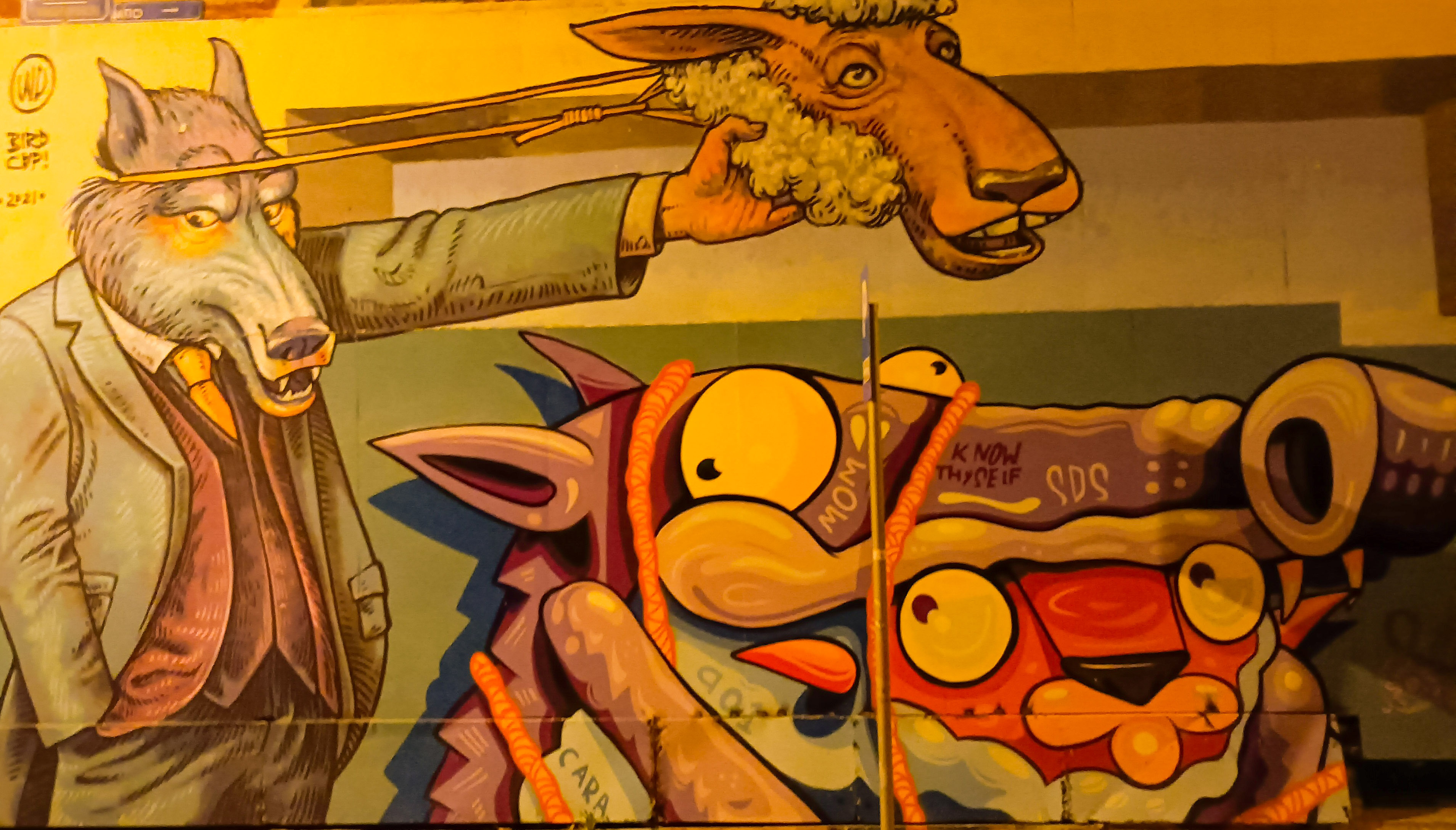 Example of Λύκος ή πρόβατο - Wolf or sheep