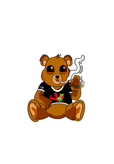 Luv Me Bear branding cartoon design graphic design logo