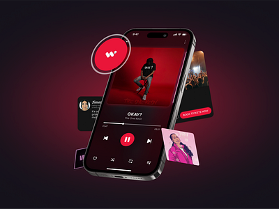 Wavo Music – App Design & Webflow Development app appdesign design figma prototyping ui web webdesign webflow website