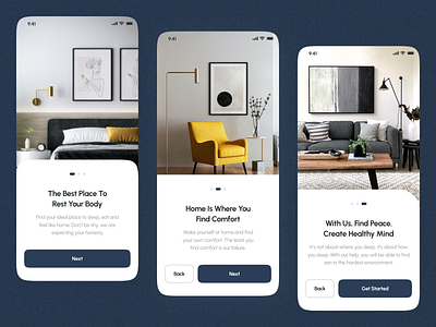 Real-estate App app branding design graphic design ui ux vector