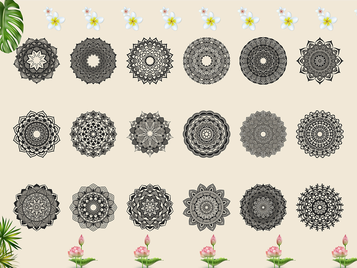 Mandala designs, themes, templates and downloadable graphic elements on ...