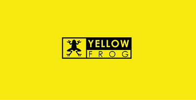Yellow Frog 3d animation brand brand stationery branding graphic design logo motion graphics ui