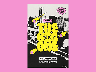 The Big One | SXSW 2023 adobe austin collage comet concert festival illustration music poster print southby sxsw texas