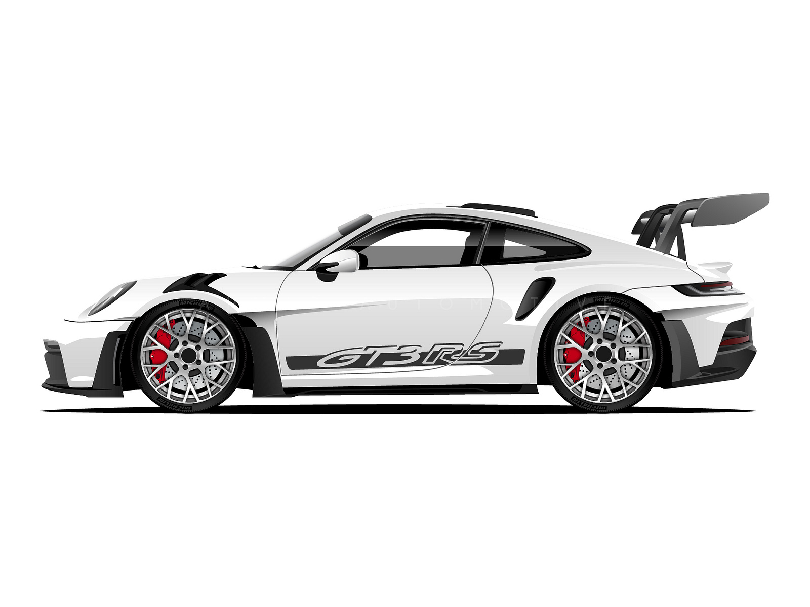 Porsche 911 GT3 RS by Ahmad Automotive on Dribbble