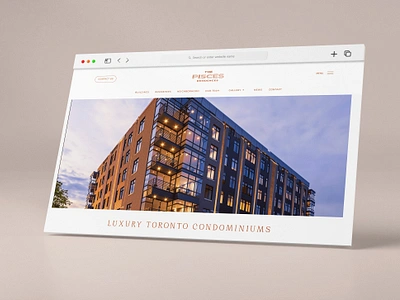 The Pisces Residences - Web Design design web development webdesign