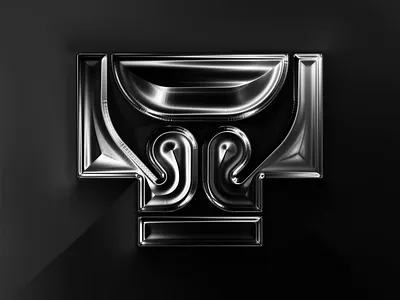 T – 36DOT 2023 3d abstract animation art chrome chrometype design graphic design illustration motion graphics negative space type type design typography