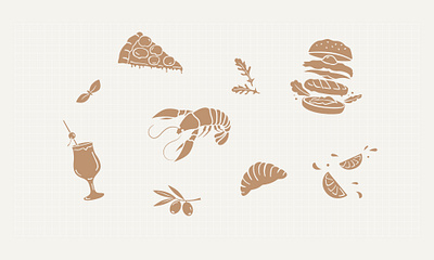 Restaurant Food Illustrations catering food food illustrations icons illustrations restaurant
