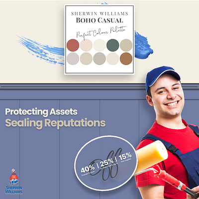 Sherwin-Williams passion project! 🎨 app branding design graphic design illustration logo typography ui ux vector