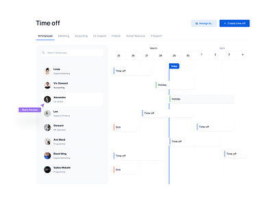 Time off | Firm's vacation calendar webpage UX annual holiday planner company calendar creative crm day off design event details holiday information notification pto calendar savina designer savina valeria product designer time off time off calendar uidesign ux uxdesign vacation calendar vacation schedule website
