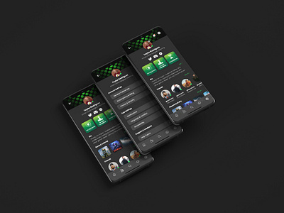 Xbox App - User Profile Menu game pass gaming ui mobile app profile menu settings menu ui user interface user profile volusia county xbox