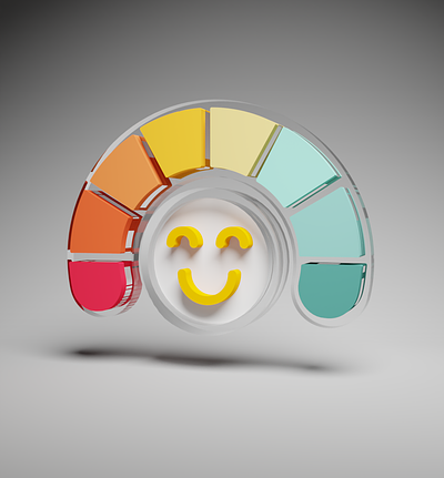 Happy 3D icon 3d color colour happy icon laugh