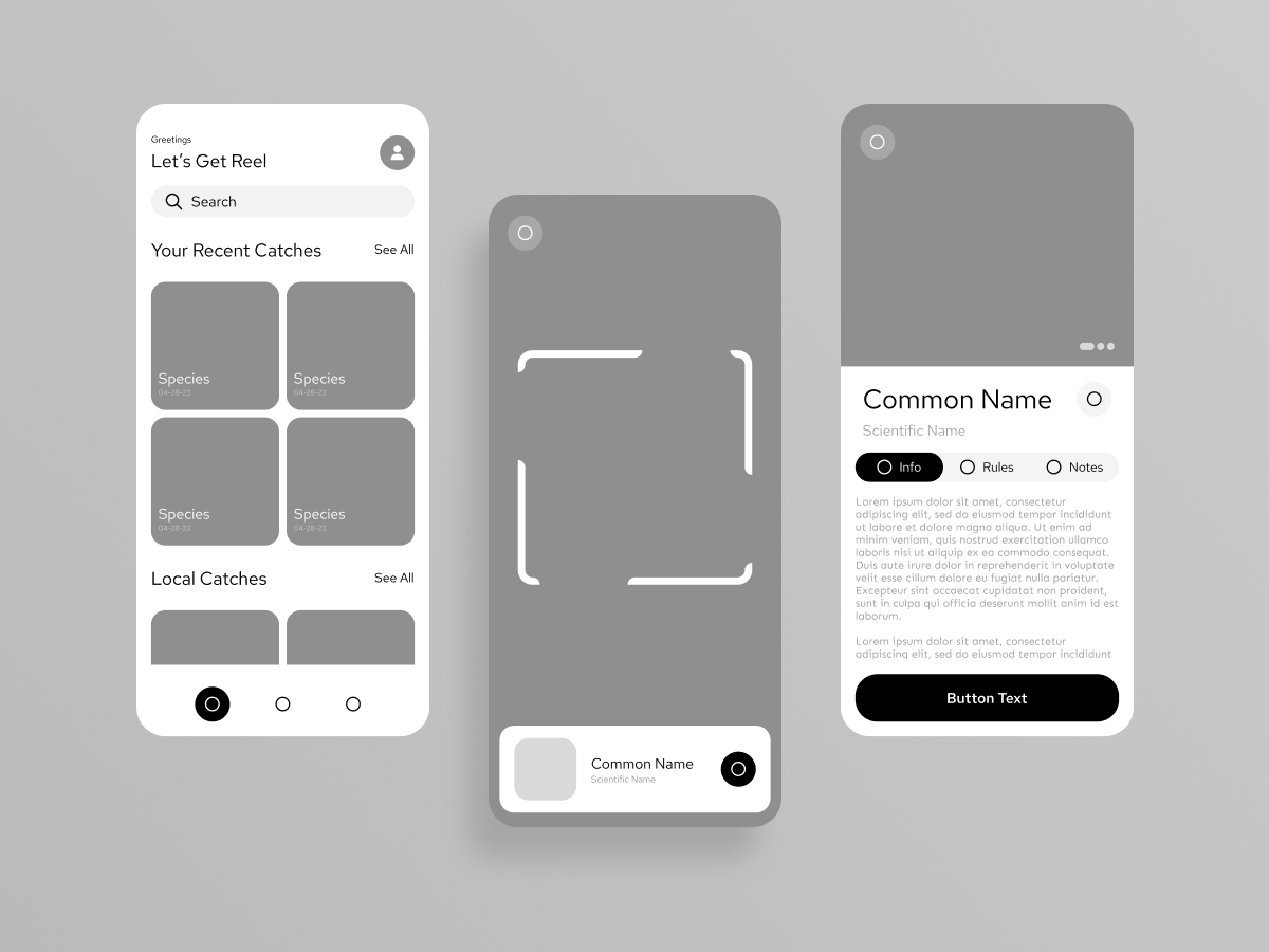 Identify Fishing Mobile App by Melisa Monno on Dribbble
