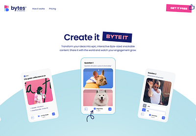 Bytes by Coassemble branding design graphic design interaction design website