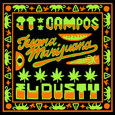 Juana Marijuana handlettering illustration trackartwork tyo typography