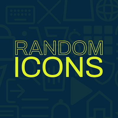 Random Icons adobe illustrator graphic design icons ui uiux ux web design website