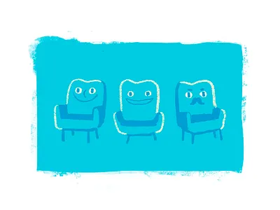 chair folks illustration