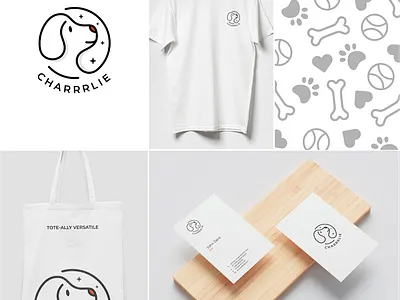 Charrrlie brand identity branding design graphic design identity logo logo design