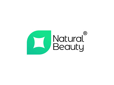 Natural Beauty - Beauty, Spa, Skincare, Cosmetics Logo Design brand identity branding care design icon leaves logo minimal modern logo design skin star star leaf logo design symbol