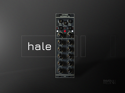Hale Modular Brand 80s brand branding hale modular retro synth