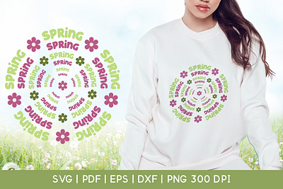 Spring SVG Sublimation design graphic design