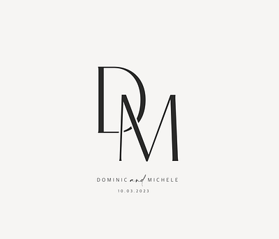 Wedding Logo Design Wedding Monogram Wedding Logo PM MP 