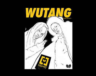 REFUSED MAGAZINE - WU TANG CLAN COVER artwork branding design graphic design handmade illustration logo