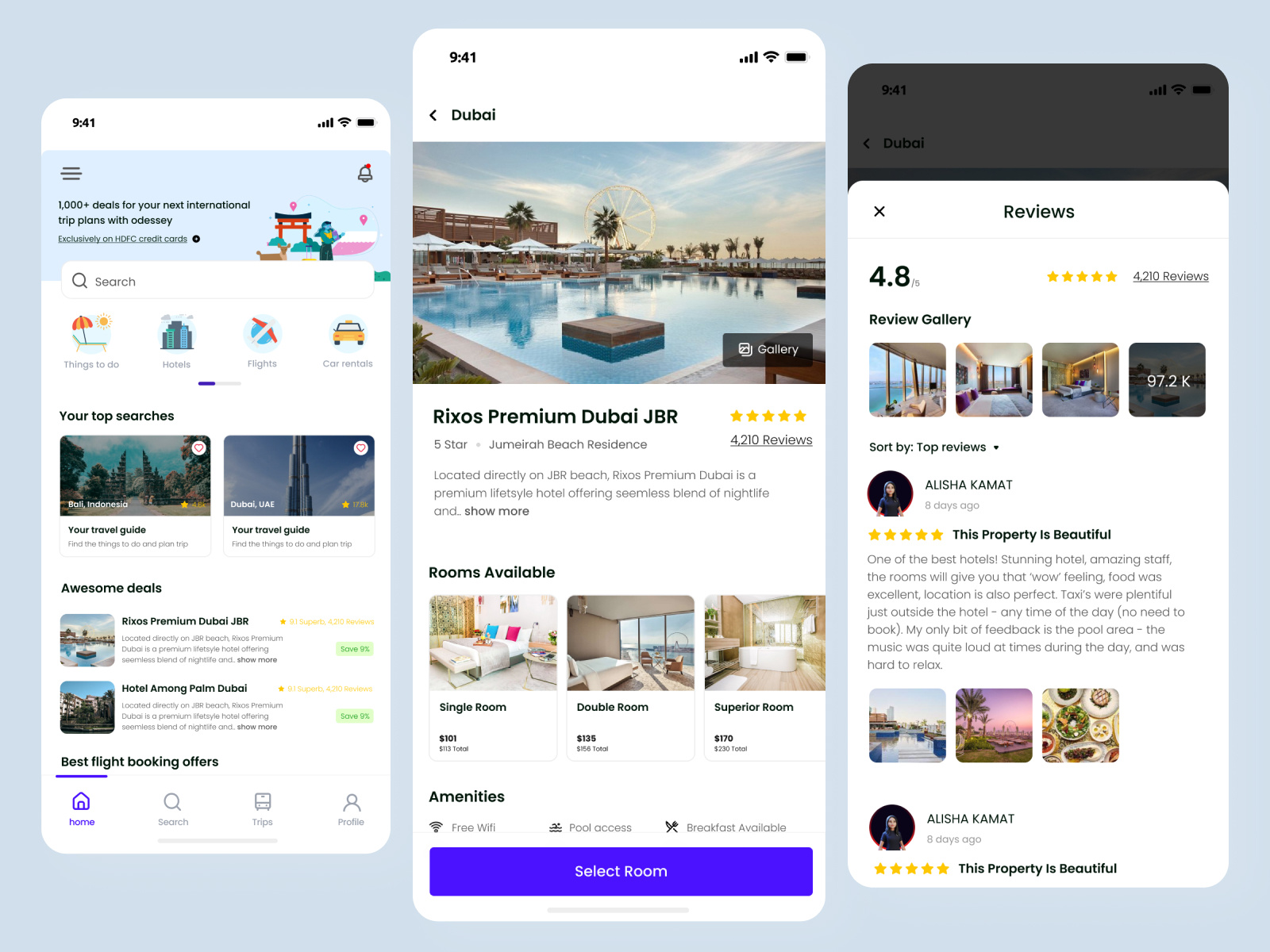 TravelEase - Travel mobile app by ckuxdesign on Dribbble