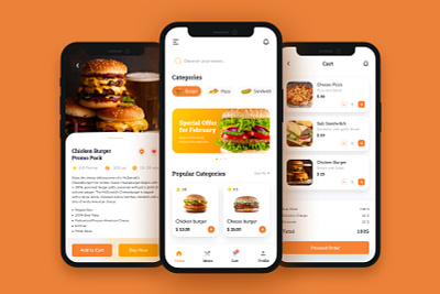 Savor the Flavor - Revolutionary Restaurant Menu App branding design illustration mobile app mobile ui restaurant treinetic ui uiux ux
